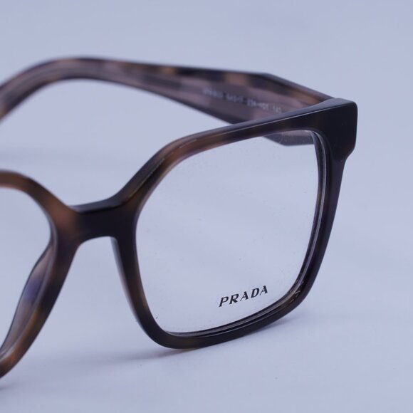 Prada PRB03V 23A1O1 Eyeglasses Havana Muave 54mm Square Frame - Picture 5 of 11